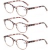 MODFANS Par de gafas de lectura redondas y elegantes con