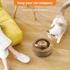 MAXTOOA Magnetic Reversible Cat Cardboard Scratcher Collapsible Interactive Cat Toy