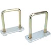 2 Pack M10 60mm x 90mm U-Bolt N-Bolt with Plates