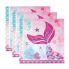 Mermaid Birthday Paper Napkins, 48Pcs, 6.5in
