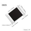 Chanzon 100pcs 0805 SMD Resistor 3.3M Ω ohm 3m3 1/8W