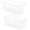 Slideep Chest Freezer Organizer Bins 16.5 Inch, Deep Upright Freezer