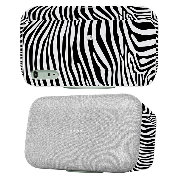MightySkins Skin Compatible with Google Home Max - Black Zebra