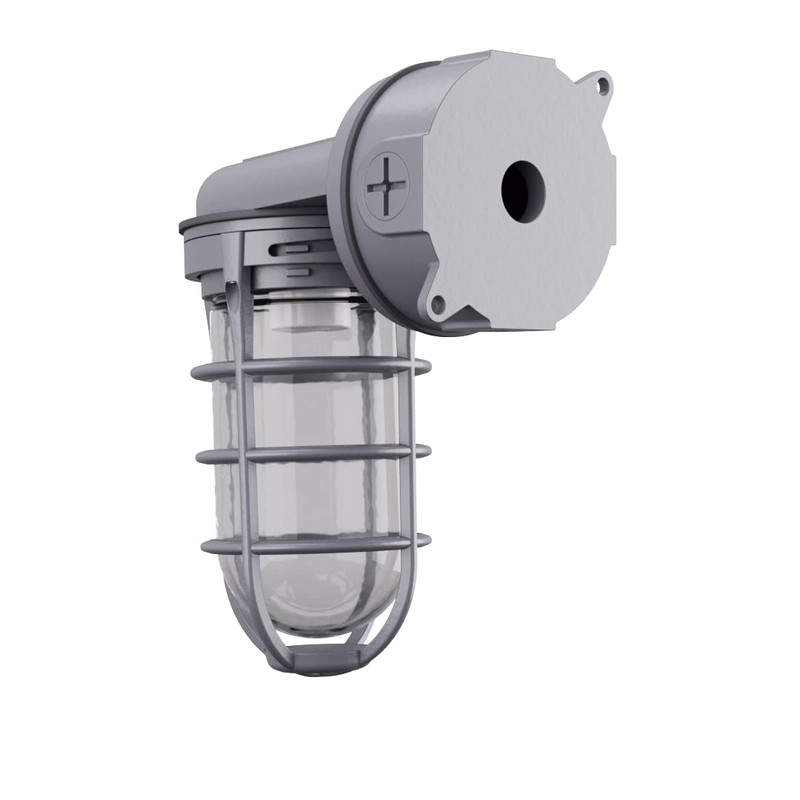 Lithonia Lighting Jelly Jar Light Fixture, Incandescent Utility Vapor Tight