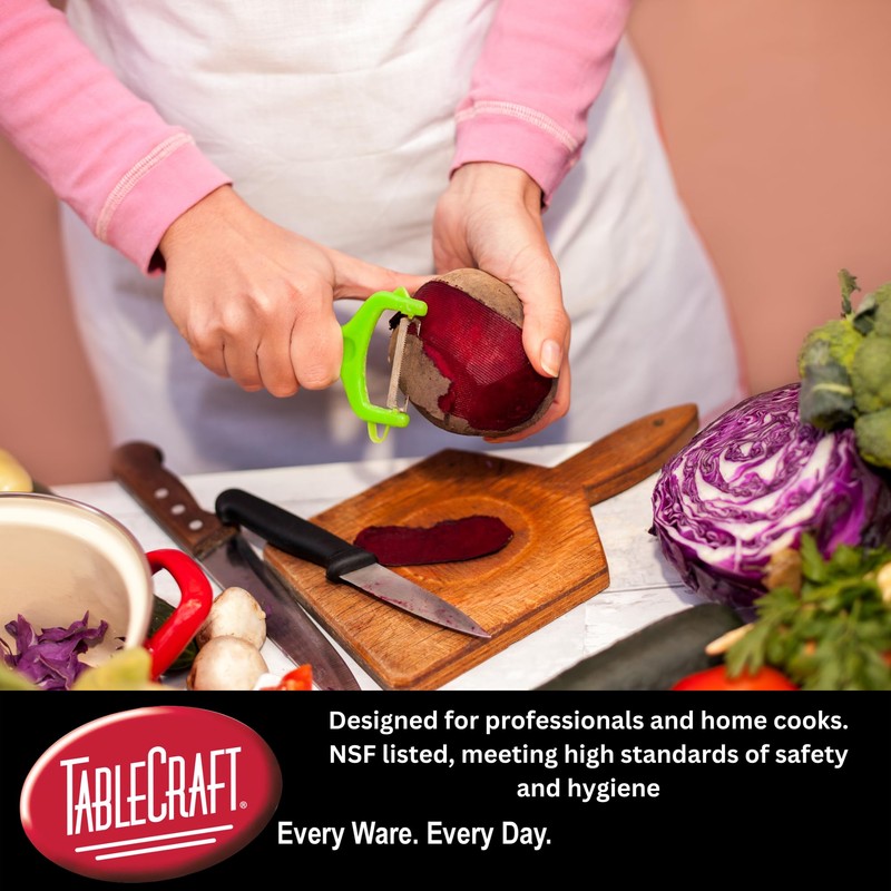 TableCraft 10977 PerfectGrip Julienne Peeler, 2.75" x 1" x 5.75",