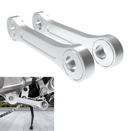 Xitomer 0-1.77'' Adjustable Lowering kit Fit for DRZ400 DRZ400E DRZ400S DRZ400SM 2000-2025, Suspension Links Lower Link (Silver)
