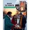 WH 54+ Pack Natural Fire Starters for Indoor Fireplace -