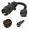 Trailer Wire Adapter Plug 7 Pin Round to 4 Pin