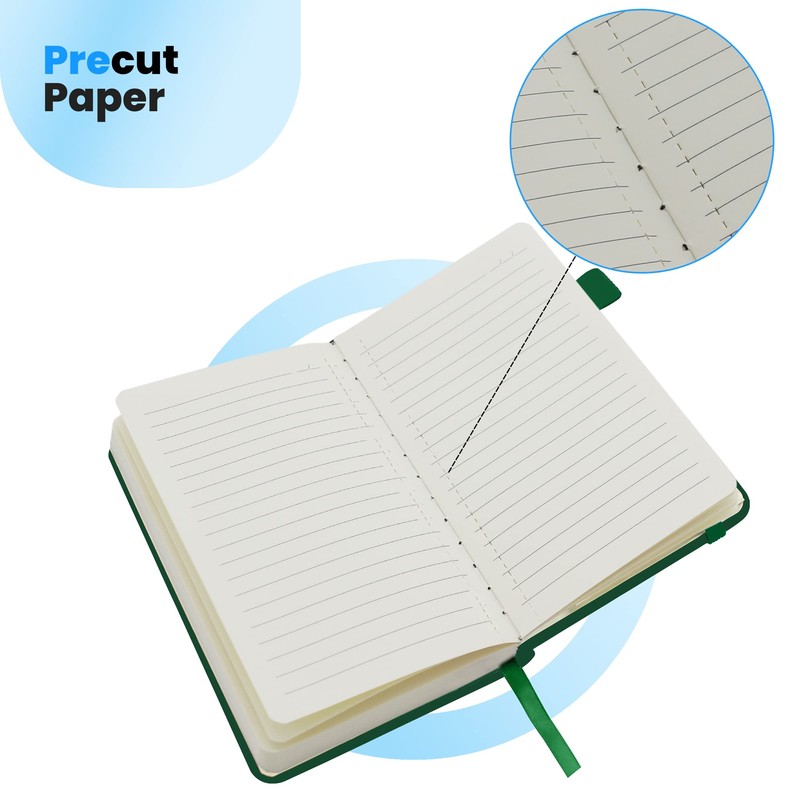 Tasalas Pocket Notebook Portable A6 Notebooks with Inner Pocket and