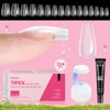 Beetles Tipex Instant Apex Nail Extension Tips Kit Almond/Coffin/Square/Oval/Stiletto/Squaoval Shape