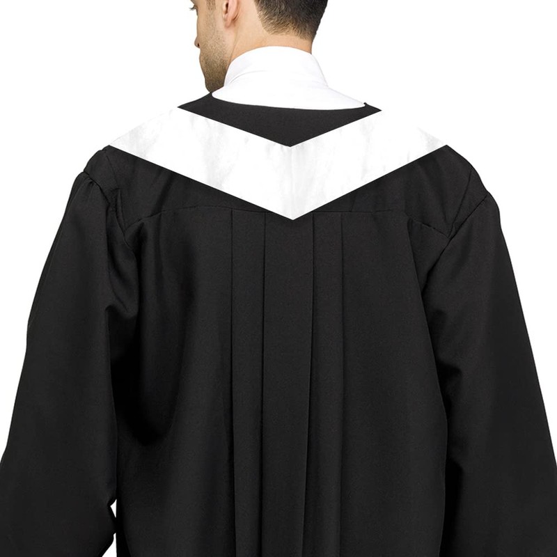 Plain Graduation Stole, Graduation Stole Class of 2025, White Graduations