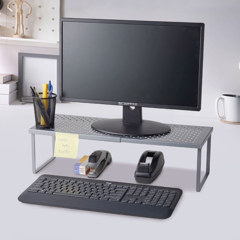 Nifty Expandable Shelf Rack Adjustable- Silver