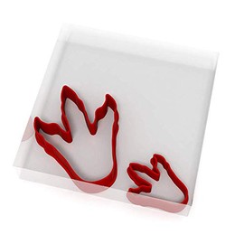 Mini/Small Dinosaur Foot Set of 2 Value Fondant Cutters Pair 3CM + 5CM
