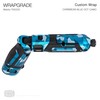 WRAPGRADE Custom Wrap for Makita TD022D (Caribbean Blue Dot Camo)