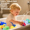 Vehicle Floating Bath Toys 6 Pack Mold Free Infant Bath