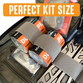 Compact Kit Size Mini Duct Tape [2 in x 16 ft, Silver] for Outdoors, Emergency Preparedness, Gear Repair, Survival Kits, First Aid, Travel, Backpacking, Vehicle, Pocket Size, Small Roll