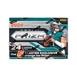 2024 Panini Prizm Football 6-Pack Hobby Blaster Trading Card Box (5 Blaster Exlusive Orange Ice Prizms)