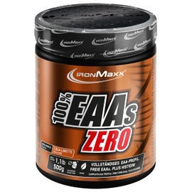 IronMaxx 100% EAAs Zero - Cola-Limette 500g Dose | EAA-Pulver, Vegan Und Zuckerfrei Mit Allen 8 Essentiellen Aminosäuren | Fruchtiger Geschmack, Frei Von Konservierungsstoffen