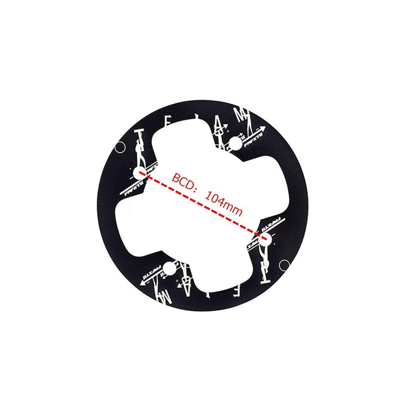UPANBIKE Mountain Bike Chainring Guard Protector BCD 104mm Aluminum Alloy