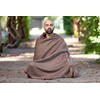 Om Shanti Crafts Meditation or Prayer Shawl or Plain Blanket,