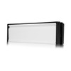 Xfort MailPlate 12" Letterplate White, Premium Draught Proof Postal Letterbox,