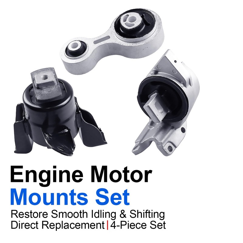 Engine Motor & Transmission Mount Set of 3 Compatible with