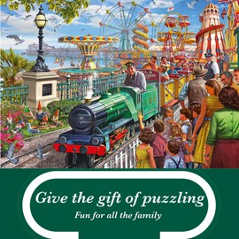 Falcon Fun at the Seaside - 1000 Piece Jigsaw Puzzle for Adults - Beautifully Illustrated 1000Pc Adults Jigsaw Puzzle, Fun Activity for Home, Puzzles for Rainy Days, Birthday Jumbo