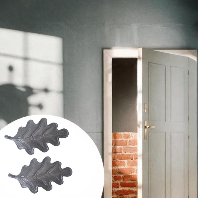 Qianly 2X Door Stoppers Doorstops for Bottom of Door Cast