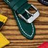 Perforated Leather Rally Strap - Available in Blue, Black, Yellow,