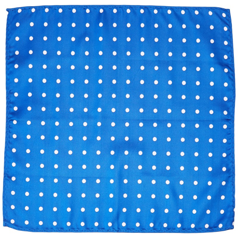 Stacy Adams Men's Satin Dot Tie Set, Royal, One Size