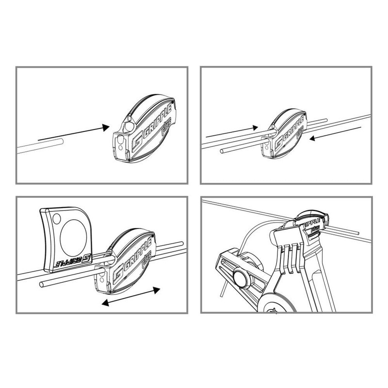 Kerbl Gripple Wire Connectors Steel Wire Diameter 2.0-3.25mm 44706 (Pack