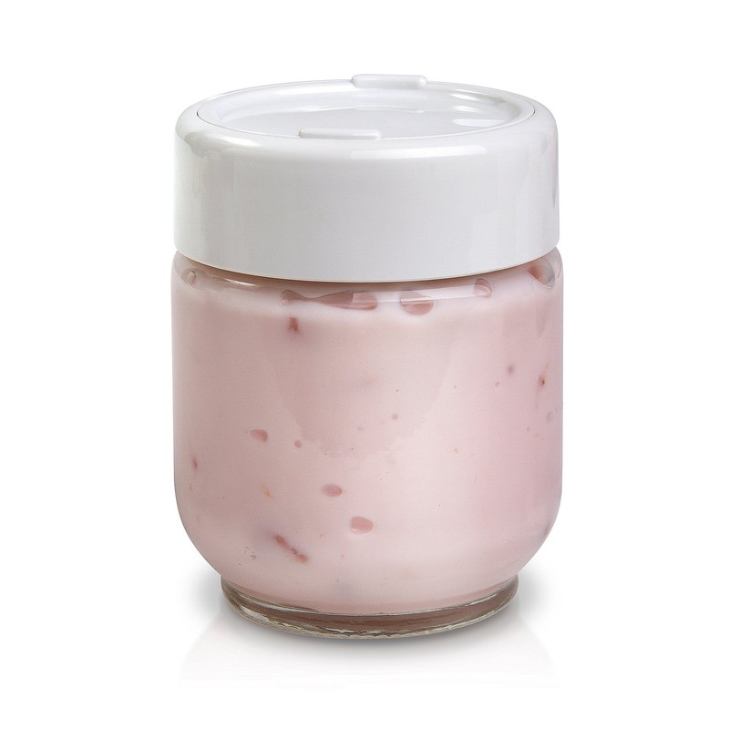 Glass Yogurt Jars, Set of 8