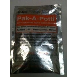 Sears Pak A Potti Dry Holding Tank Portable Toilet Deodorant 16 pack RV Camper