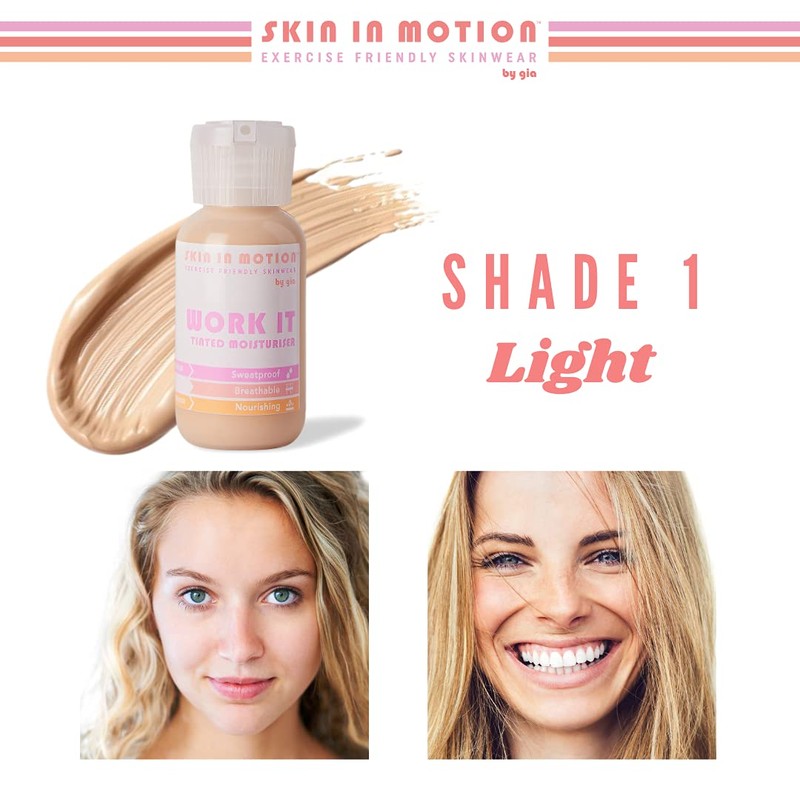 Skin in Motion Work It Tinted Moisturiser 1 Light 30ml