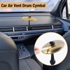 Car Cymbal Air Vent Mini Drum Crash Cymbal for Car