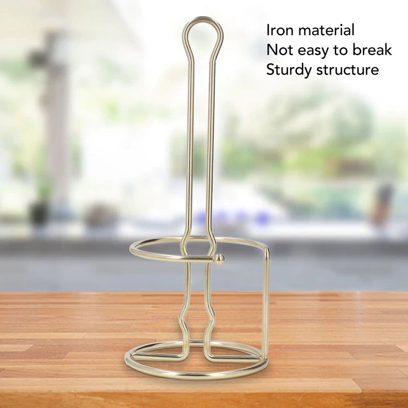 Tissue Reserve Holder Electroplating Bright Vertical Style Gold Iron Easy