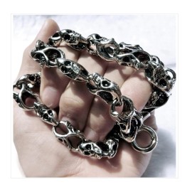 Unbranded 32" All Skull Strong Leash Wallet Chain Biker Trucker Heavy Jean Key Chain