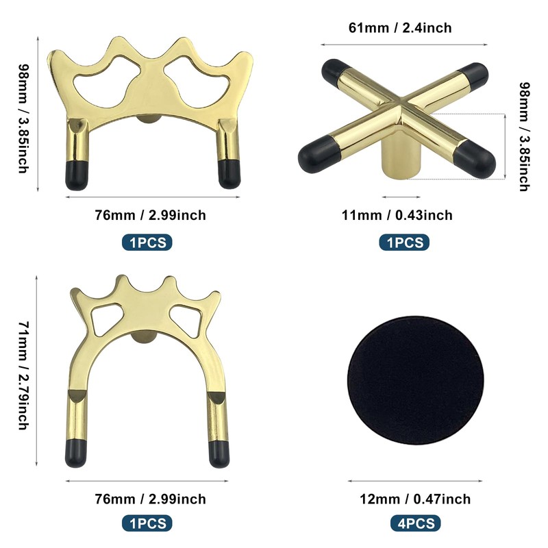 7pcs Snooker Table Rests Set, Billards Cue Stick Bridge, Pool