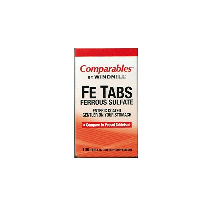 FE Tabs Ferrous Sulfate 65mg 100 ct