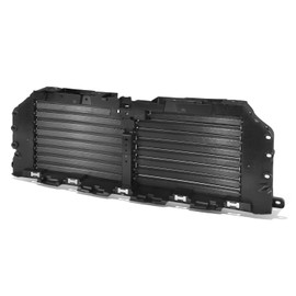 Auto Dynasty - Factory Style Front Upper Radiator Shutter Assembly Compatible with Ford F-150 2.7L 3.0L 3.3L 3.5L 5.0L 2021-2023, Matte Black