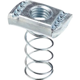 Newhouse Electric SP14-5PK Strut Channel Spring Nut .25-inch 5-Pieces, Hardware Nuts for Strut Channel Bracket, Electro-Galvanized Strut Channel Nuts for A-Series and C-Series Steel Channels