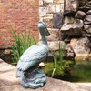 homestyles Classic Beautiful Large Bronze Patina Pelican Shorebird Garden Pond