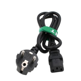 HangTon Power Cable Euro Schuko Plug CEE7/7 to IEC320 C13 Socket for Computer PC Monitor TV 3-Prong 3.28ft