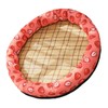 Round Pet Cooling Bed Cartoon Printing Pet Sleeping Bed Summer