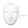 NUOBESTY 5Pcs DIY Full Face Masks Blank Paper Mask Paintable