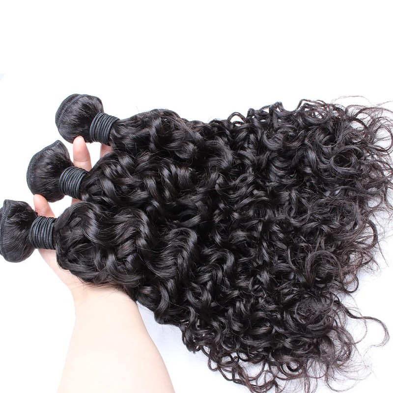 ELIHAIR Water Wave Human Hair 3 Bundles For Black Women