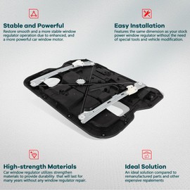 FINDAUTO Power Window Regulator Front Right Passenger Side fit for 2013-2018 for Ram 1500,2019-2021 for Ram 1500 Classic,2013-2021 for Ram 2500 748-189 Window Regulator and Motor Assembly with Motor