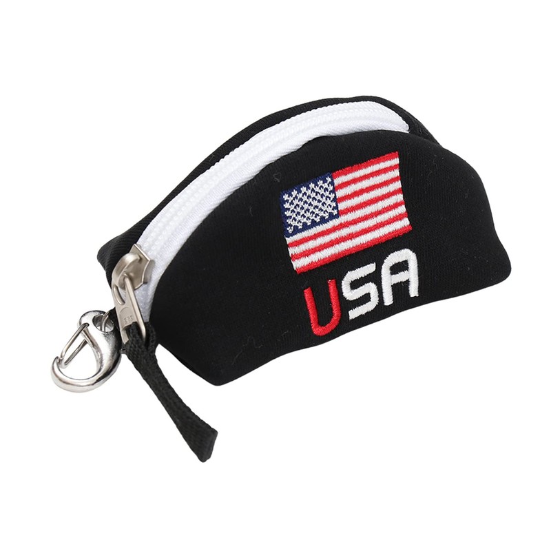 Champion Accessories Golf C3-YG704B Graphic Print Ball Case, Black