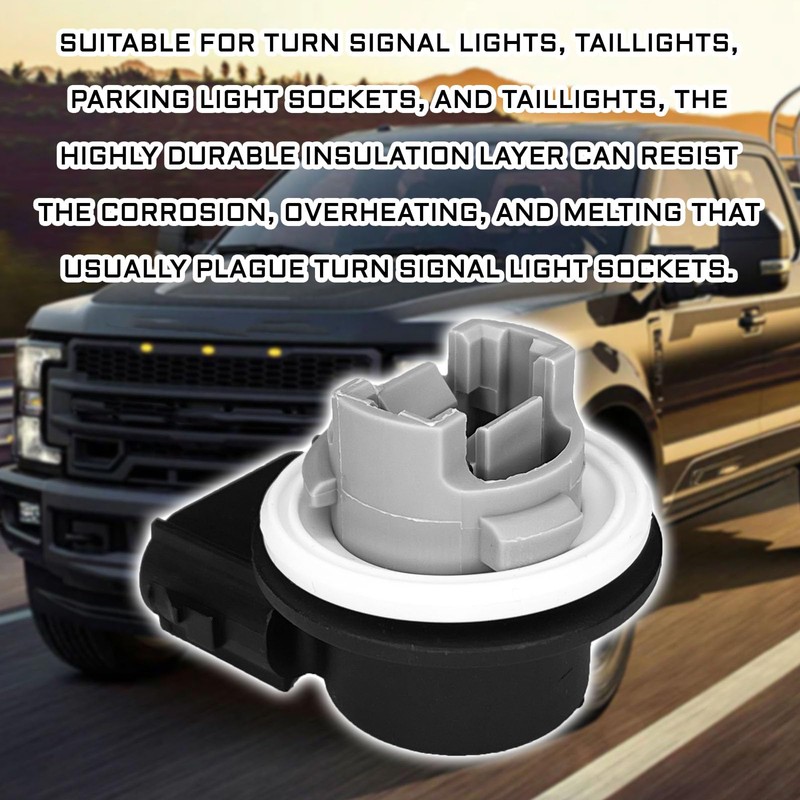 2 PCS Tail Light Socket Replacement for 2009-2014 Ford F150