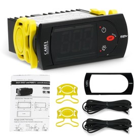 VORGENS for Carel Temperature Controller, PZGXS0J111 for Carel Control Temperature Thermostat with Sensor Probes NTC - Fit for Carel and All Refrigerator Types 115v Refrigeration Cooler Control